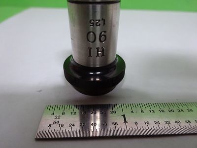 MIKROSKOPTEIL OBJEKTIV CARL ZEISS JENA DEUTSCHLAND HI 90X OPTICS AS IS BN#H7-A-13
