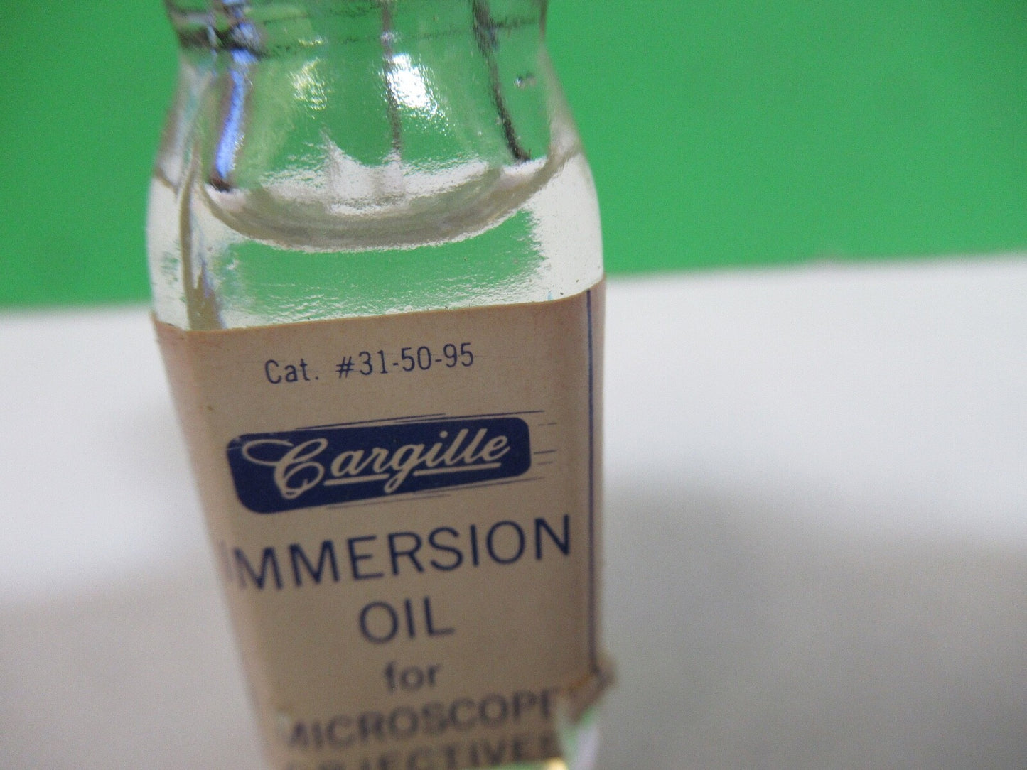 BAUSCH LOMB CARGILLE IMMERSION OIL MICROSCOPE PART AS PICTURED Q7-B-43