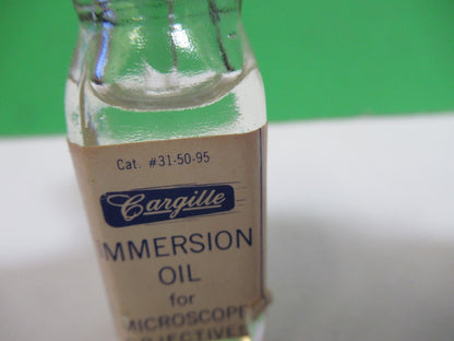 BAUSCH LOMB CARGILLE IMMERSION OIL MICROSCOPE PART AS PICTURED Q7-B-43