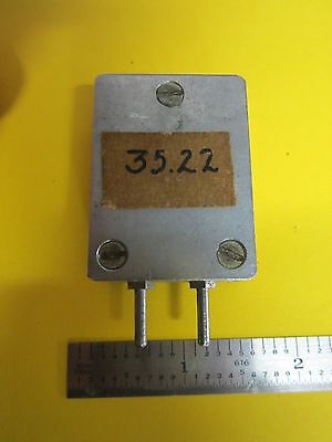 GENERAL ELECTRIC 1940's UARTZ CRYSTAL OSCILLATOR FREQUENCY 1100.625 KC RARE