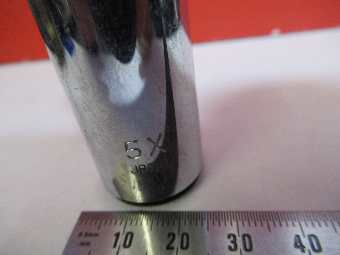 ANTIQUE AO SPENCER 5X LENS OCULAR EYEPIECE MICROSCOPE PART AS PICTURED T9-A-21