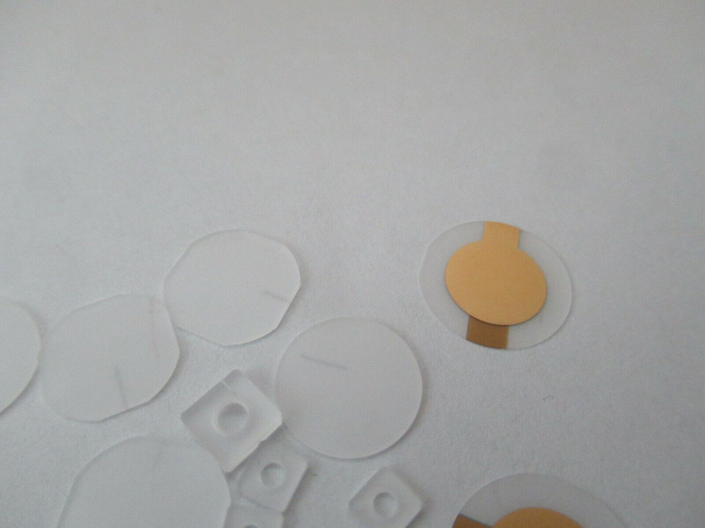 LOT BLANK PIEZOELECTRIC QUARTZ CRYSTAL X- Y- YX-CUT PIEZO SENSOR AS PIC #F5-A-63