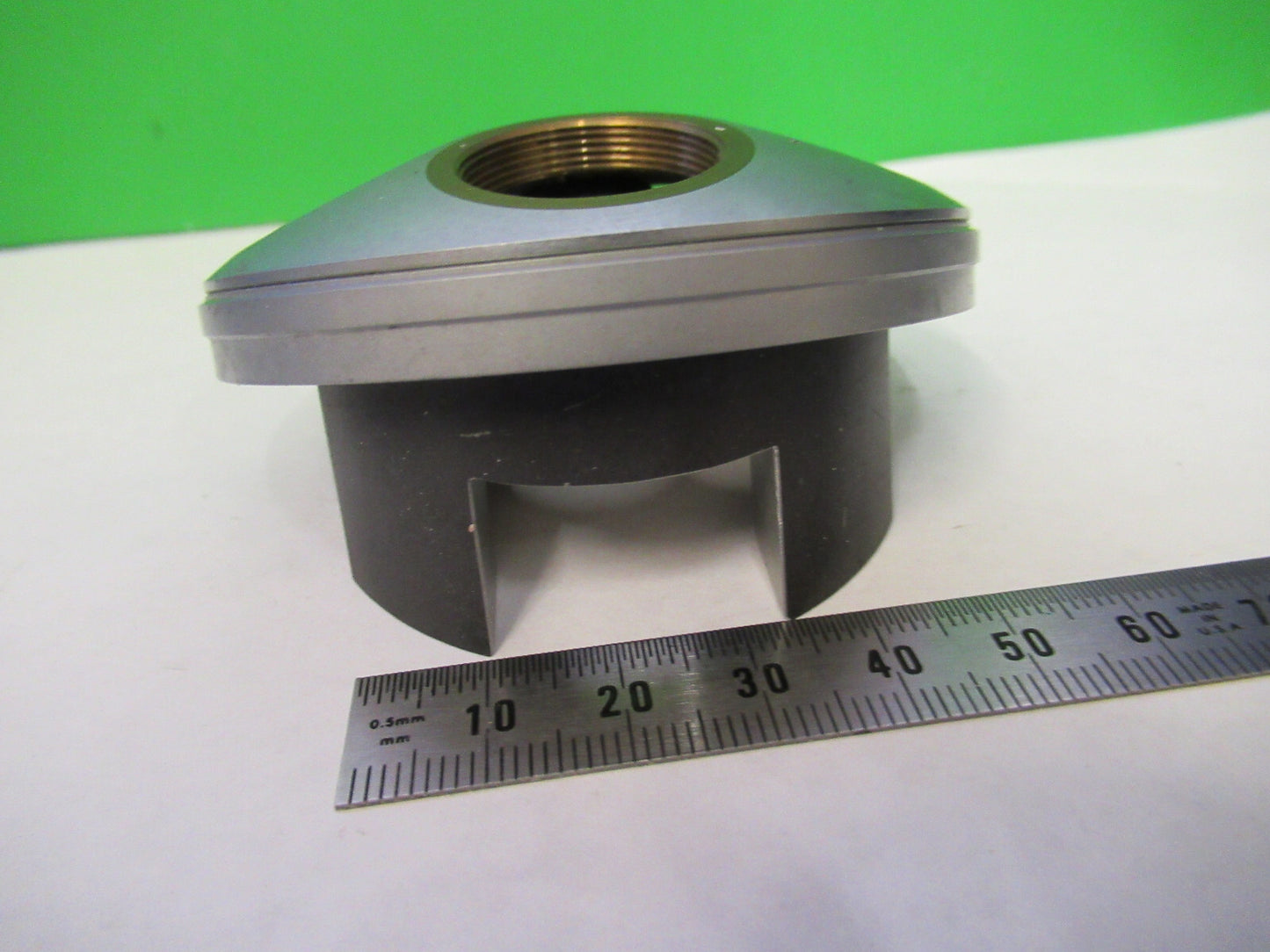 LEITZ WEZTLAR GERMANY NOSEPIECE MICROSCOPE PART AS PICTURED 82-A-67