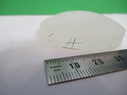 OPTICAL UNFINISHED concave CONVEX BK7 GLASS OPTICS UNCOATED AS PICTURED &s2-c-15