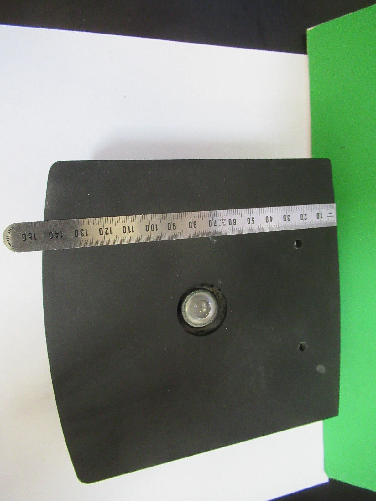 AMERICAN OPTICS AO SPENCER STAGE TABLE MICROSCOPE PART AS PICTURED #S9-B-16
