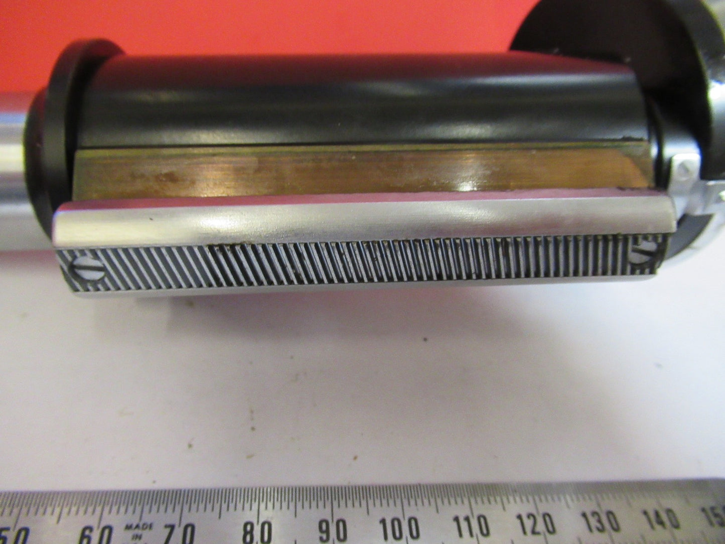 ANTIQUE BAUSCH LOMB tubus + nosepiece MICROSCOPE PART AS PIC V7-A-38