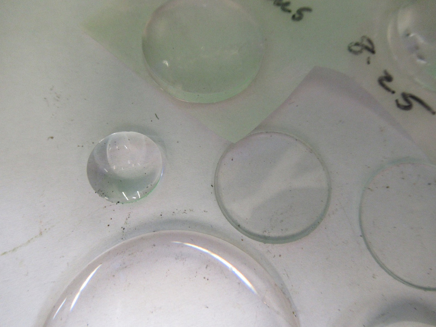 LOT OPTICAL GLASS LENSES ASSORTED LASER OPTICS NICE AS PICTURED U9-A-46