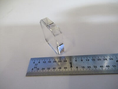 OPTICAL BK7 FLAT GLASS BEVELED SQUARE LASER OPTICS AS PIC &A7-A-54