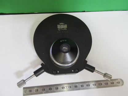 WILD HEERBRUGG M20 SWISS PHASE CONDENSER MICROSCOPE PART AS PICTURED T6-A-23A