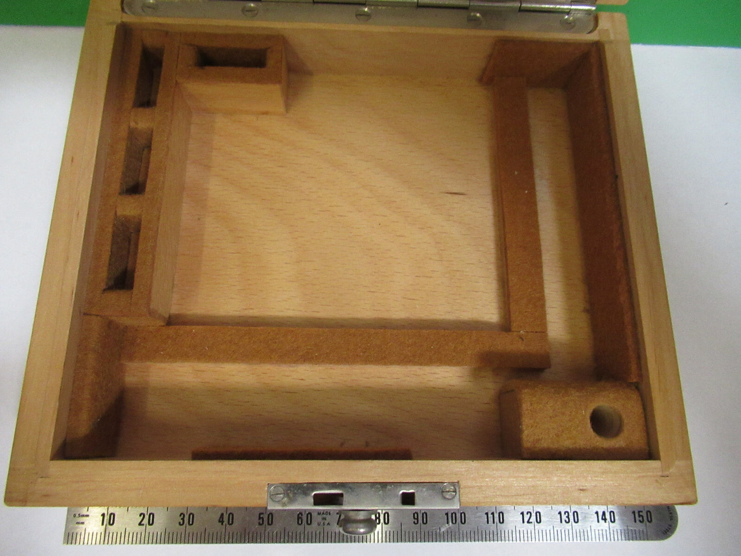Antique Empty Wood Box Ernst Leitz Germany Microscope Part
