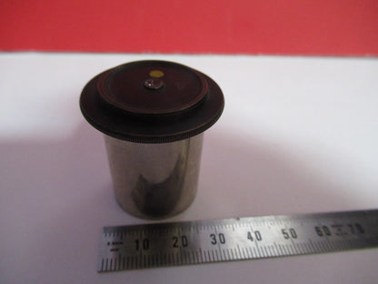ANTIQUE BAUSCH LOMB 1/4IN EYEPIECE OCULAR LENS MICROSCOPE PART AS PICTURED Q2-31