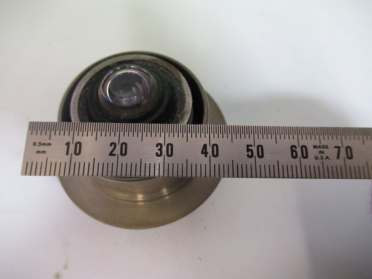 ANTIQUE LEITZ WETZLAR CONDENSER + IRIS OPTIC MICROSCOPE PART AS PICTURED X5-A-15