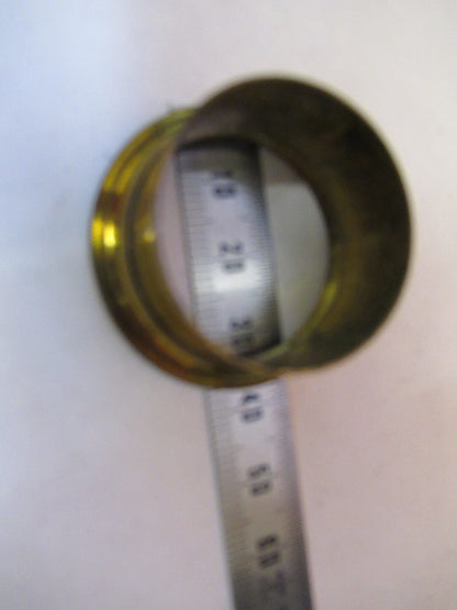ANTIQUE COLLAR EYEPIECE ADAPTER BRASS SWIFT UK MICROSCOPE PART AS PIC 47-FD-08