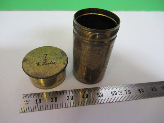 Microscope Part Ernst Leitz Antique Objective Canister