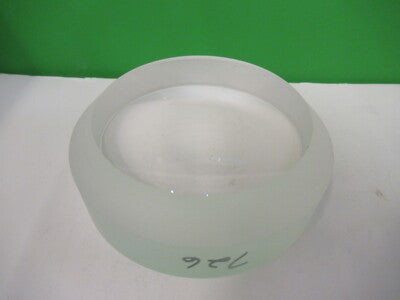 OPTICAL LARGE HEAVY THICK PL CC LENS BK7 GLASS LASER OPTICS AS PICTURED &T2-B-10