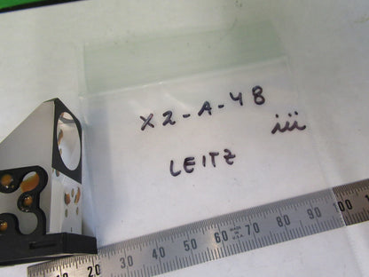 LEITZ WETZLAR GERMANY MOUNTED GLASS PRISM MICROSCOPE PART AS PICTURED X2-A-48