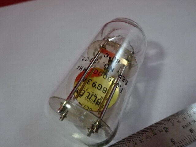 HUGE BLILEY QUARTZ GLASS ENVELOPE RESONATOR FREQUENCY CONTROL 1 MHz BG 1-DT-10