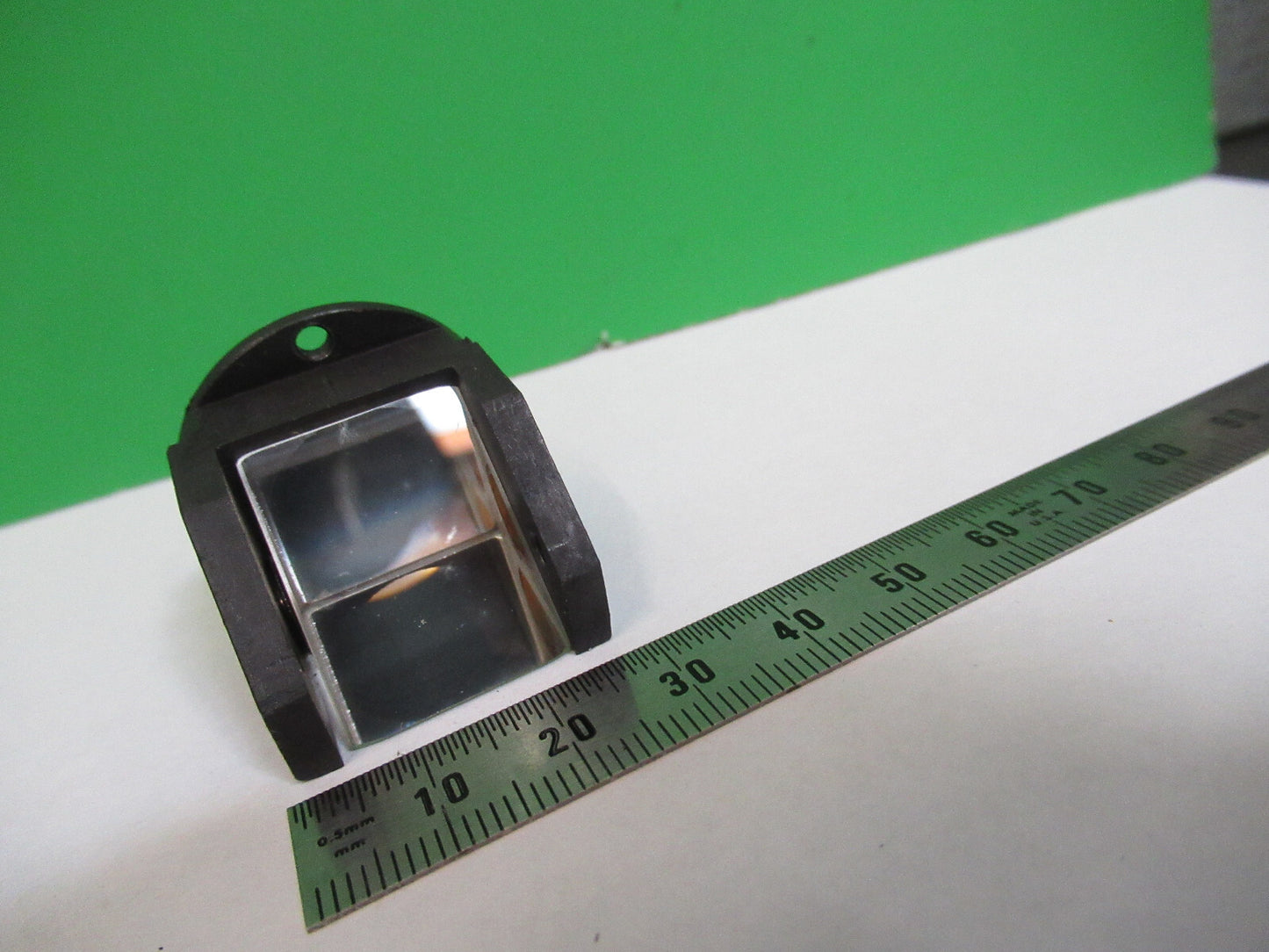 Antique Bausch & Lomb Optics Glass Prism Microscope Part