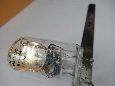 ANTIQUE RUSSIAN CRYSTAL GLASS PKG QUARTZ RARE ASSEMBLY RADIO AS PIC &F3-A-100