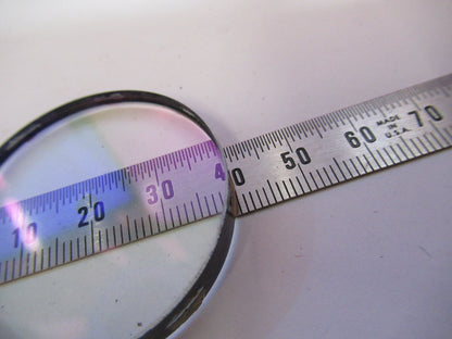 OPTICS MIL SPEC GLASS COATED FILTER [CENTER UNCOAT] OPTICAL AS PICTURED T1-A-17