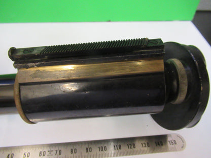 Antique Spencer Lens Co. Brass Tubus + Nosepiece Microscope Part