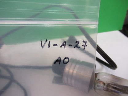 ANTIQUE BRASS AO SPENCER LAMP ASSEMBLY MICROSCOPE PART AS PICTURED V1-A-27