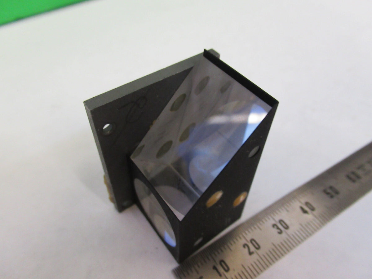 LEITZ WETZLAR GERMANY MOUNTED GLASS PRISM MICROSCOPE PART AS PICTURED X2-A-47