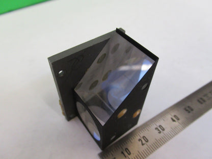LEITZ WETZLAR GERMANY MOUNTED GLASS PRISM MICROSCOPE PART AS PICTURED X2-A-47