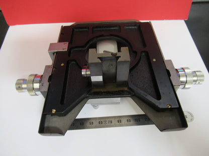 OLYMPUS JAPAN XY TABLE STAGE RARE MICROSCOPE PART AS PICTURED S3-B-56