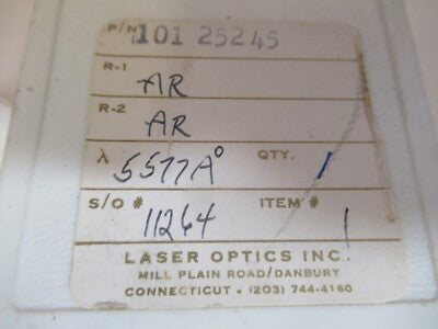 OPTICAL LENS OPTICS AS IS #A3-B-31