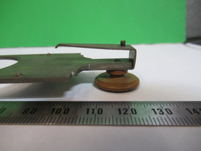 Antique Brass Bausch & Lomb 1870's Stage Clip Microscope Part