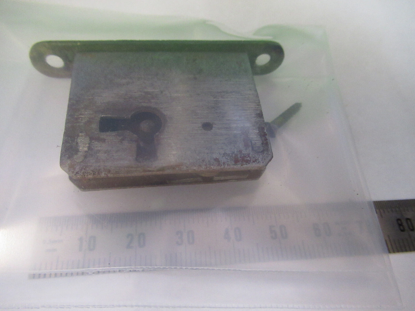 Antique Lock Without Key for Spencer Lens Co. cabinet Microscope Part