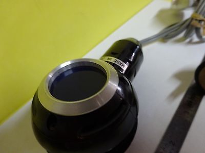 MICROSCOPE PART LAMP ILLUMINATOR + FILTER TESTED OK JAPAN OPTICS AS IS BIN#X4-03