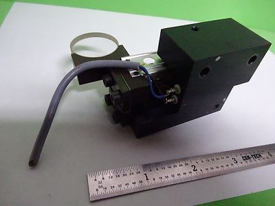 MICROSCOPE PART OPTICAL PART SLIDER ?? OPTICS AS IS BIN#Y2-17