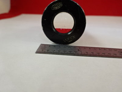 OPTICAL MICROSCOPE PART EYEPIECE OLYMPUS JAPAN WF10X OPTICS AS IS #M2-B-02