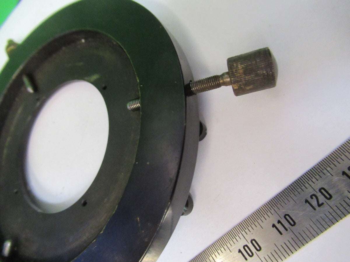 Carl Zeiss AG Jena Antique Brass Stage Holder Microscope Part