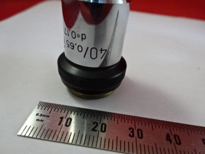 Wild Swiss 40X Ph Dark Phase Objective Microscope Part Optics
