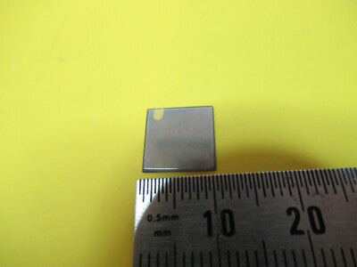 Sapphire Mini Wafer Coated with Platinum Metal Very Nice