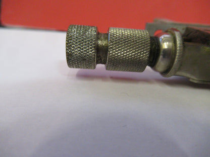 Antique Very Rare Spencer Lens Co. Xy Stage Clip Microscope Part