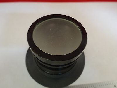 MICROSCOPE PART VERTICAL ILLUMINATOR LENS +DIFFUSER OPTICS BIN#N3-E-12