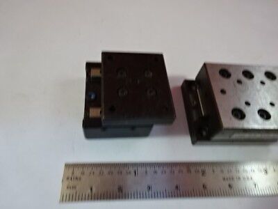 LOT 2 EA STEEL POSITIONING STAGE SLIDE BEARING for OPTICS FIXTURE #94-08