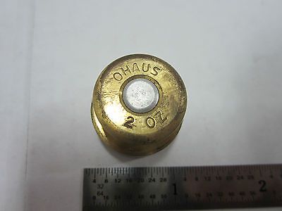 METROLOGY INSPECTION OHAUS WEIGHT STANDARD 2 OZ OUNCES AS IS BIN#5-05