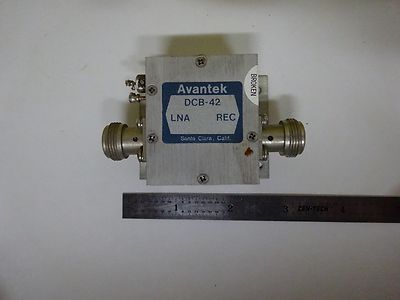 RF MICROWAVE FREQUENCY AVANTEK DCB-42 AMPLIFIER AS IS BIN#W6-04