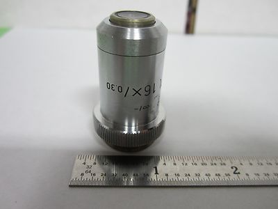MIKROSKOP-OBJEKTIV LEITZ PL 16X GERMANY OPTICS AS IS BIN#M3-89