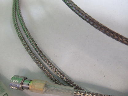 5ft CABLE for ACCELEROMETER SENSOR armored 10-32 to 10-32 AS PICTURED G3-FT-77