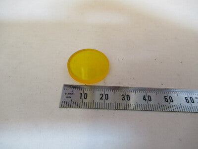 OPTICAL YELLOW GLASS FILTER LENS PRO OPTICS AS PICTURED &P5-A-82