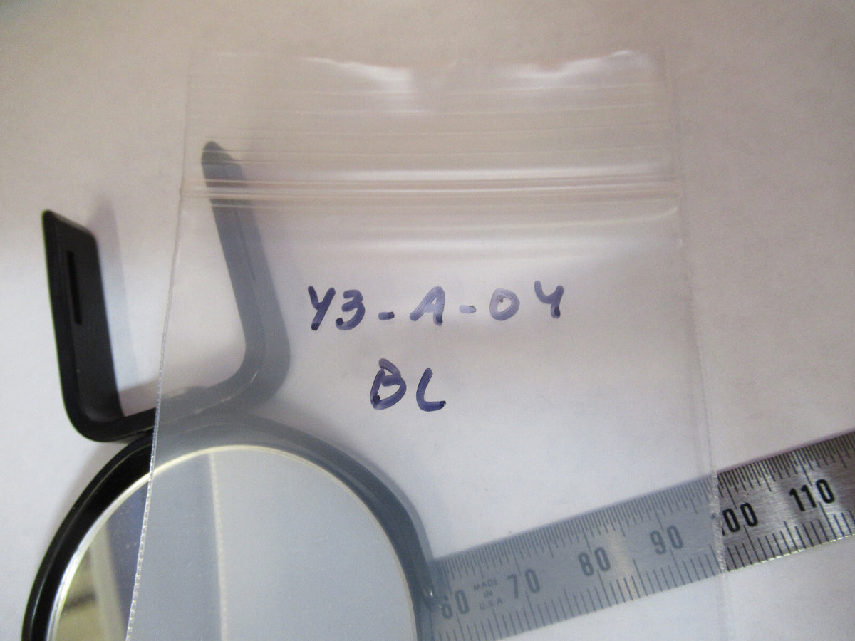 ANTIQUE BAUSCH LOMB MIRROR OPTICS MICROSCOPE PART AS PICTURED &Y3-A-04