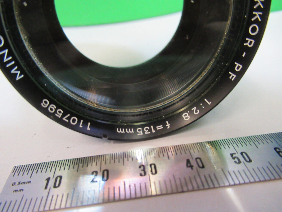 Lens Camera Minolta Japan F 1:2.8 135mm Optics