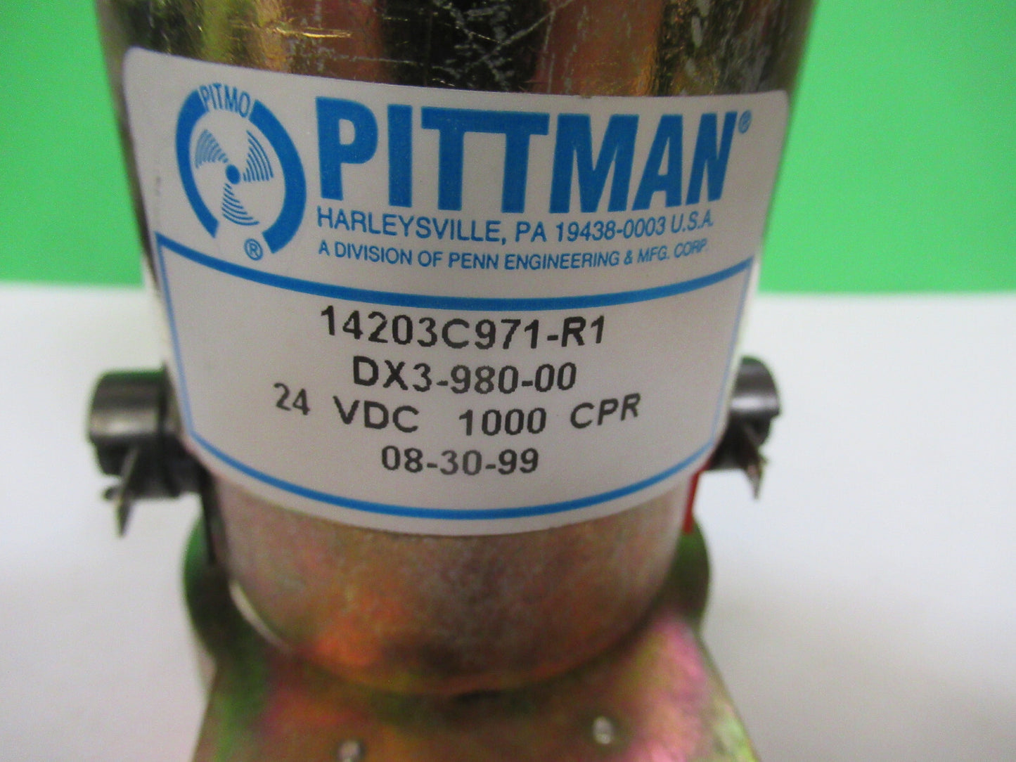 DC STEP MOTOR PITTMAN DX3-980-00 24 VDC AUTOMATION ROBOTIC AS PICTURED &83-FT-13