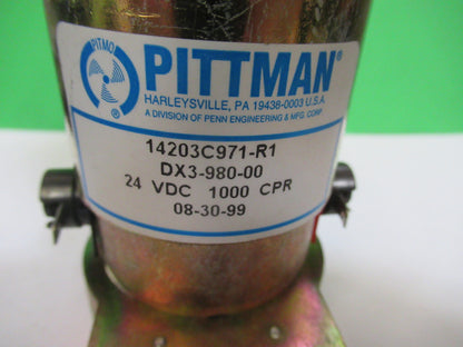 DC STEP MOTOR PITTMAN DX3-980-00 24 VDC AUTOMATION ROBOTIC AS PICTURED &83-FT-13